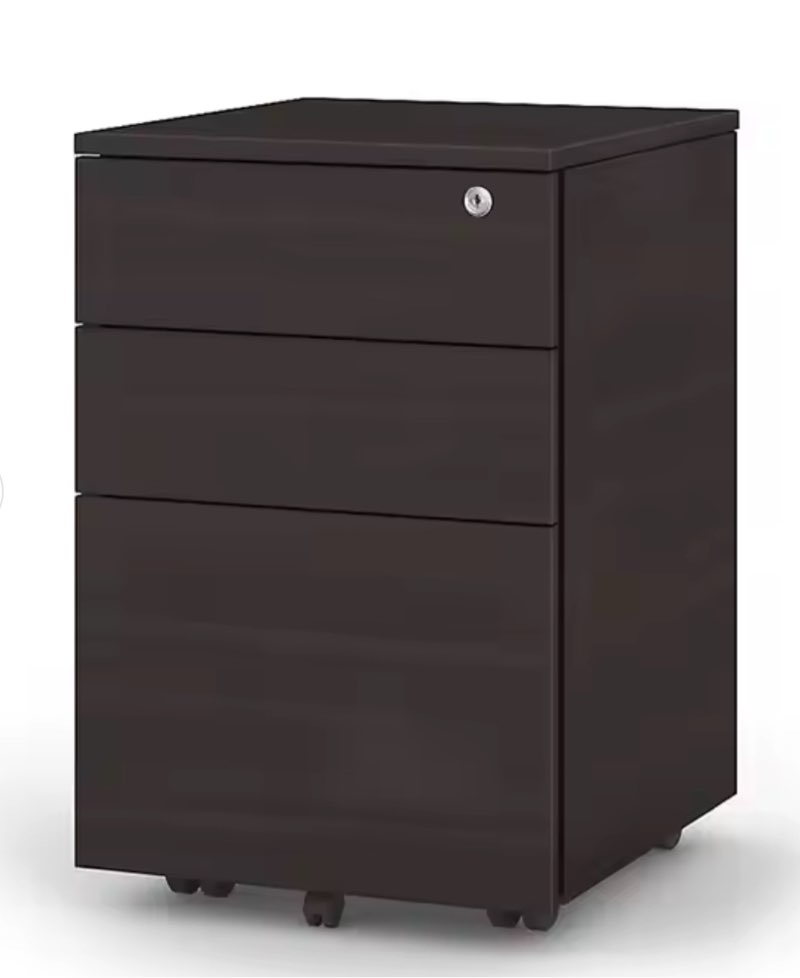 Modern White Black Filing Storage Document Steel Metal Aluminium Cabinet With Lock Office Cabinet for Furniture (Similar to the stock photo)