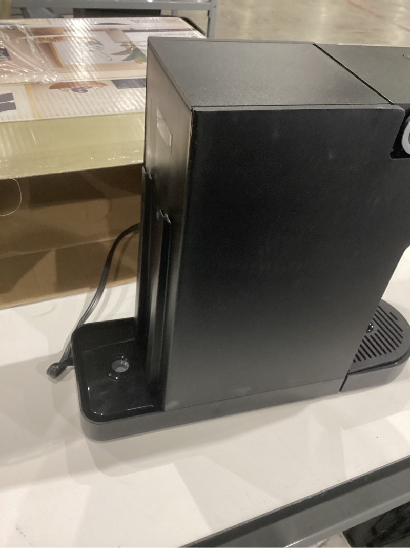 Condition photo showing As Is for incomplete ))))keurig k-slim single serve k-cup pod coffee maker, multistream technology, 3 brew sizes, slim and sleek design, 46oz removable reservoir, black