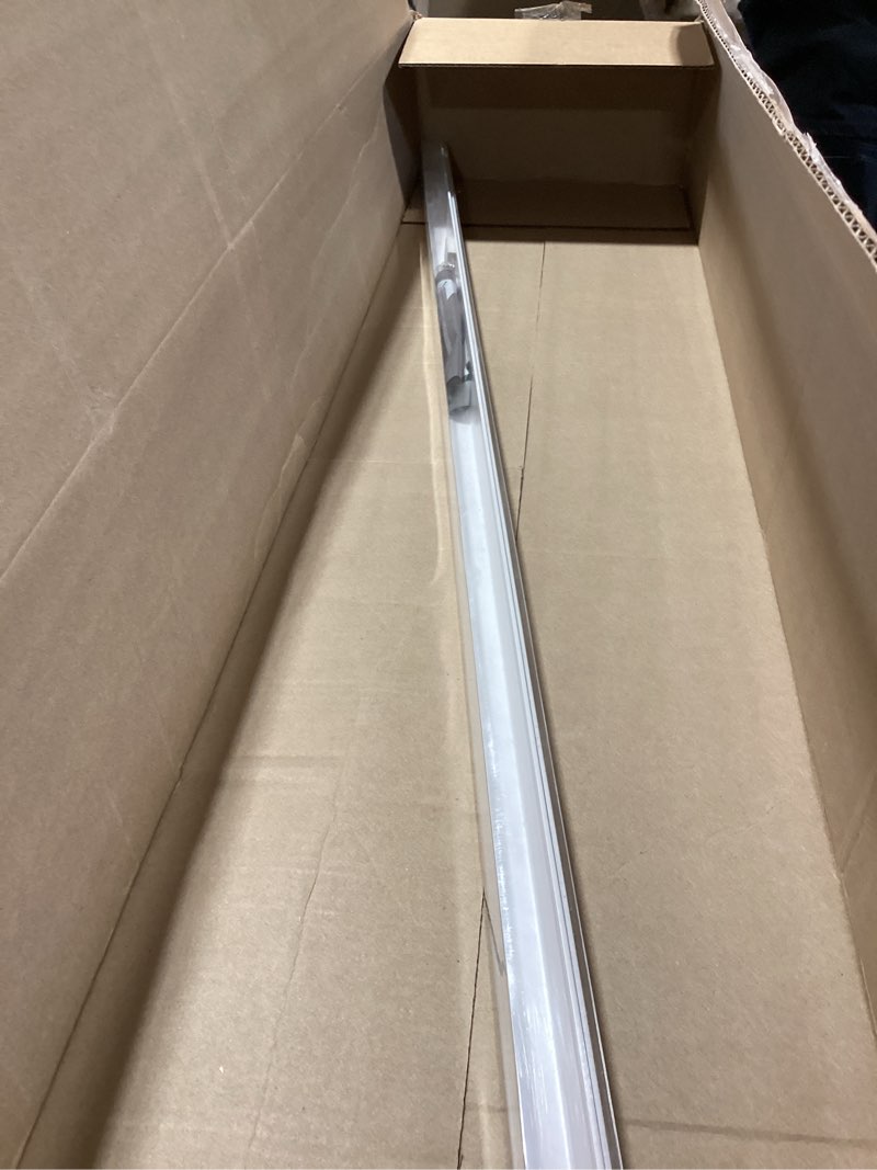 Condition photo showing Good Condition for zstarr pvc light blockers blackout light blockers side tracks for window shades and blinds side tracks for blackout shades easy to instal light blocking strips for bedroom (white, 58",2pcs) l-shaped white-2pcs 58‘’
