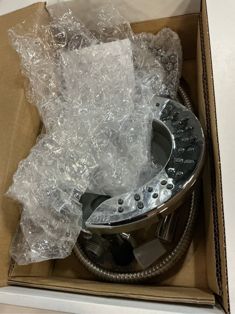 Condition photo showing Good Condition for delta 6-setting in2ition 2-in-1 dual shower head with handheld high pressure proclean spray, chrome detachable shower head with hose, 1.75 gpm flow rate, chrome 75655 chrome 6-spray