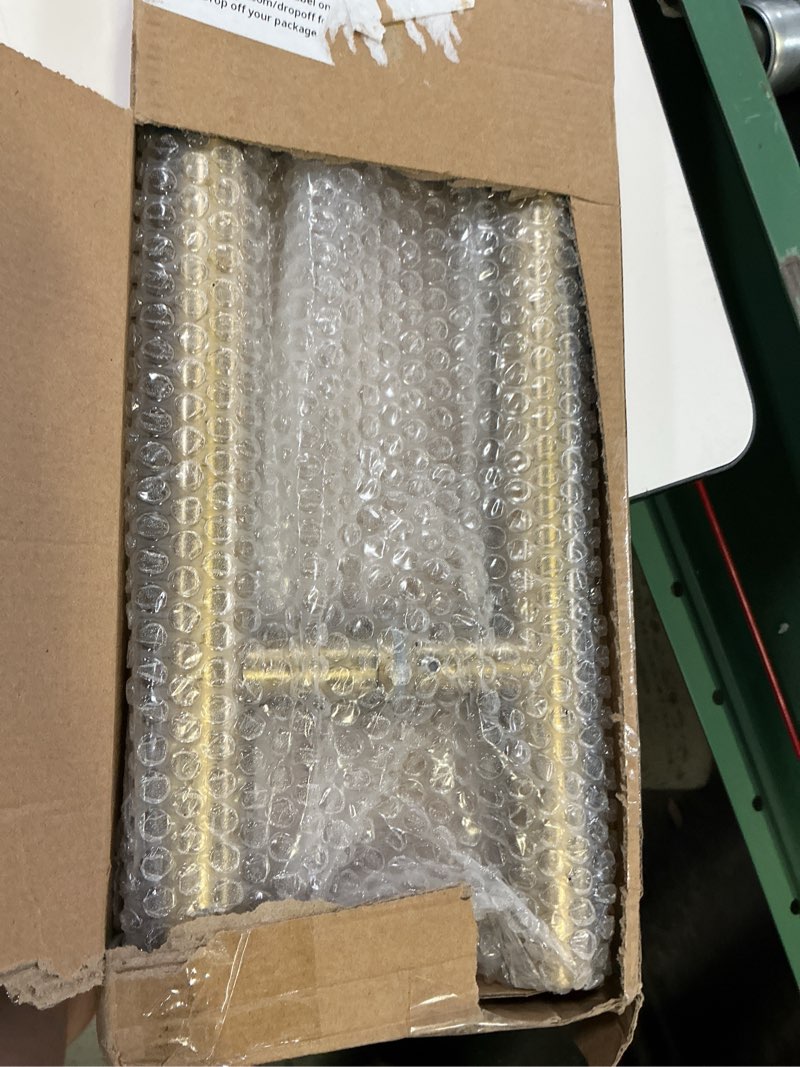 Condition photo showing Good Condition for titanium gold round barn door handles 12"/16"/18"/24"/36"/48"/59'', pull push long french door handle double sided, large front exterior shower door pull handles 36inch / 90cm gold