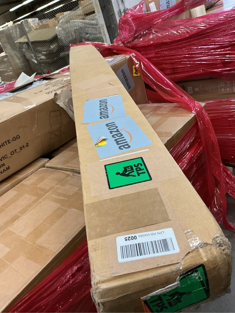 Condition photo showing Good Condition for NeatiEase Wood Wall Panels, 9 Feet Acoustic Slat Wall Panels for Interior Wall Decor and Noise Reduction, Decorative Slat Wall Paneling, Dark Gray Oak, 4-Piece 4pcs - 108x4.72in Dark Gray