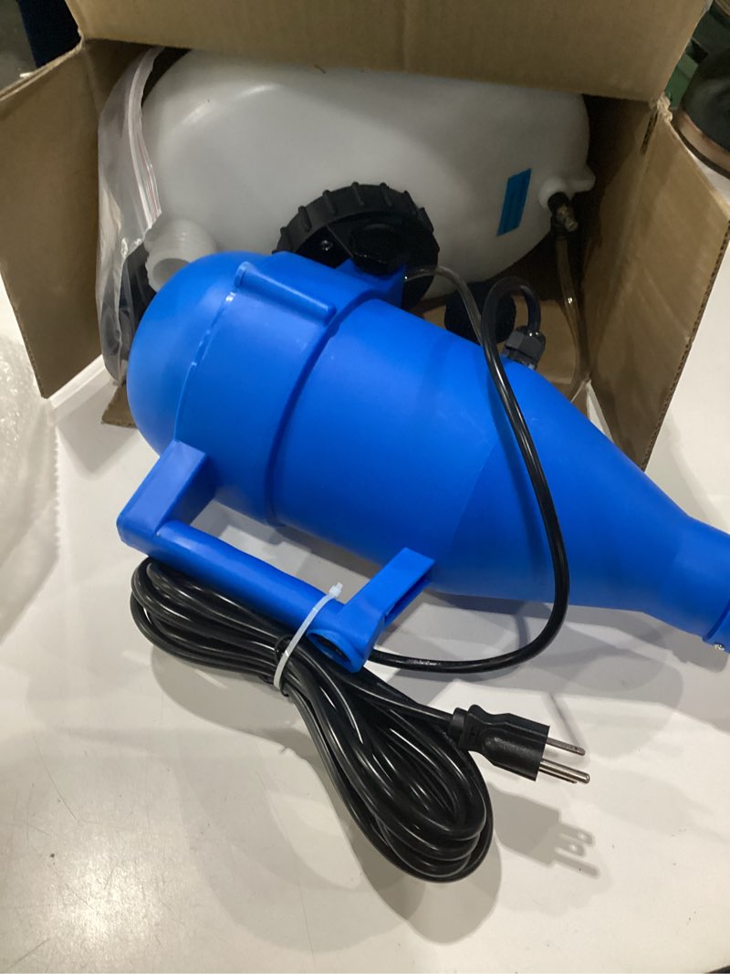 Condition photo showing Good Condition for electric ulv portable fogger sprayer machine 4.5l (1.2 gallon) cold fogger machine spraying distance 30ft for home, hotel, church, school, yard