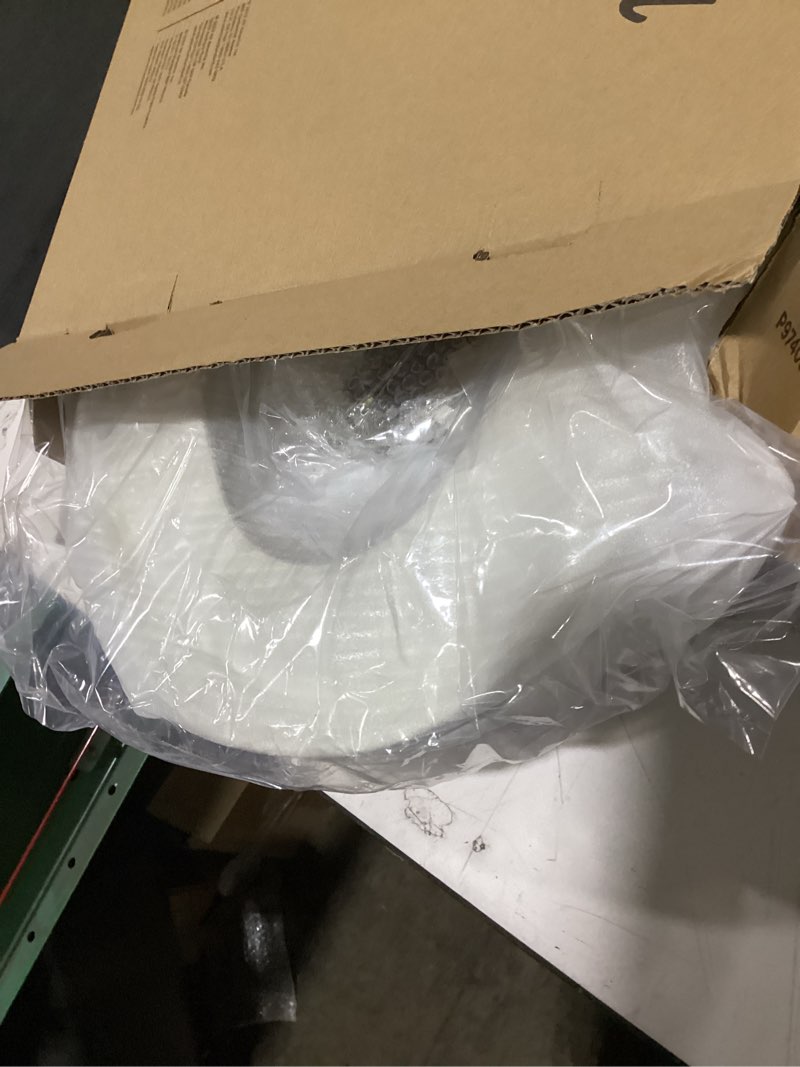 Condition photo showing As Is for american standard 5257a65mt.222 cardiff slow-close elongated front toilet seat, linen linen modern