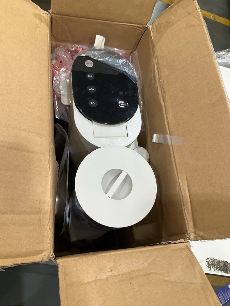 Condition photo showing Good Condition for ninja pod & grounds specialty single-serve coffee maker, k-cup pod compatible, brews grounds, compact design, built-in milk frother, 56-oz. reservoir, 6-oz. cup to 24-oz. mug sizes, stone, pb051st