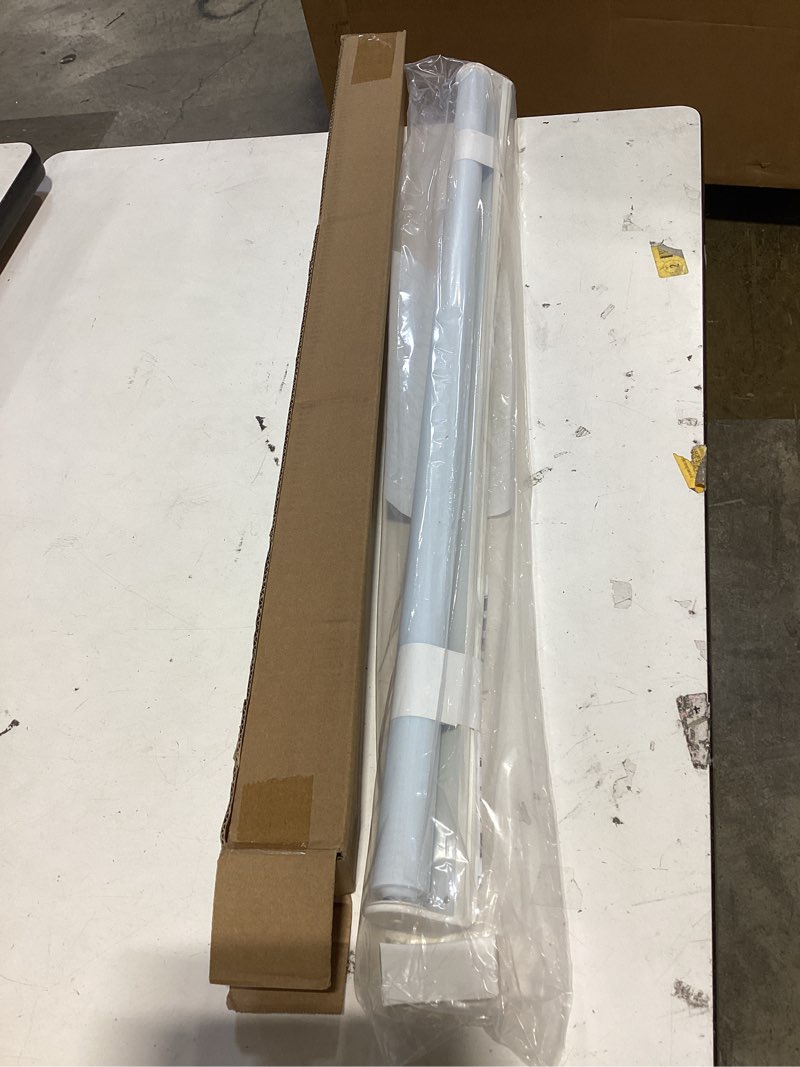 Condition photo showing New/Like New for lazblinds no tools no drill cordless zebra blinds for windows, dual layer light control for day and night, light filtering privacy roller blinds and shades for home, 20" w x 48" h, white white 20"w x 48"h