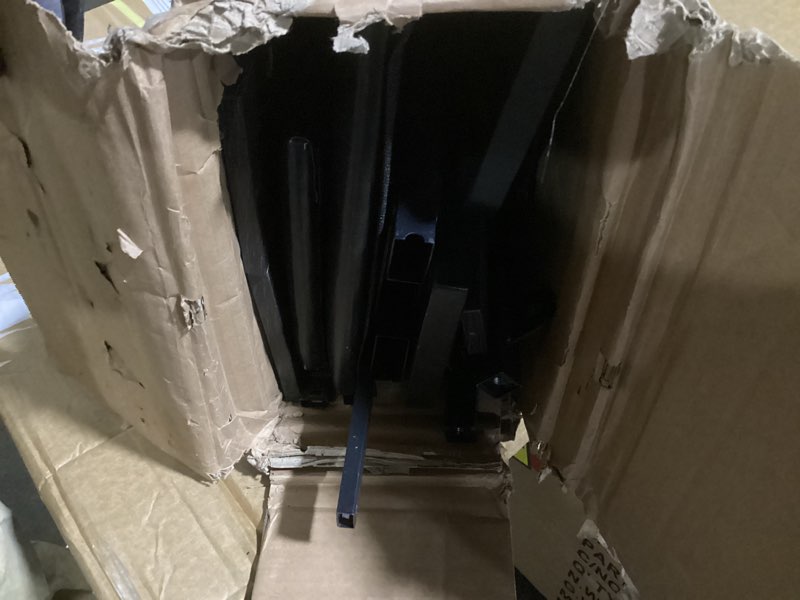 Condition photo showing Good Condition for HAUSOURCE Twin Bed Frame with Storage Headboard & Footboard Upholstered Platform Bed with LED Lights