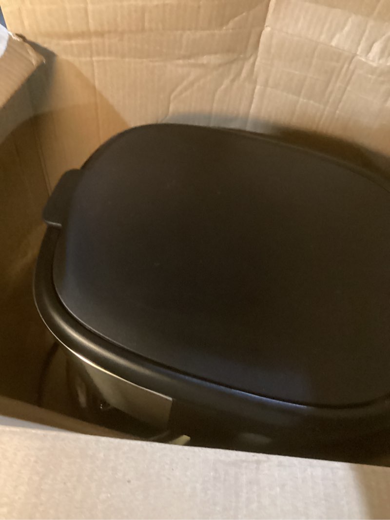 Condition photo showing As Is for Capresso 12-Cup Coffee Maker with Glass Carafe, Stainless and Black 416.05