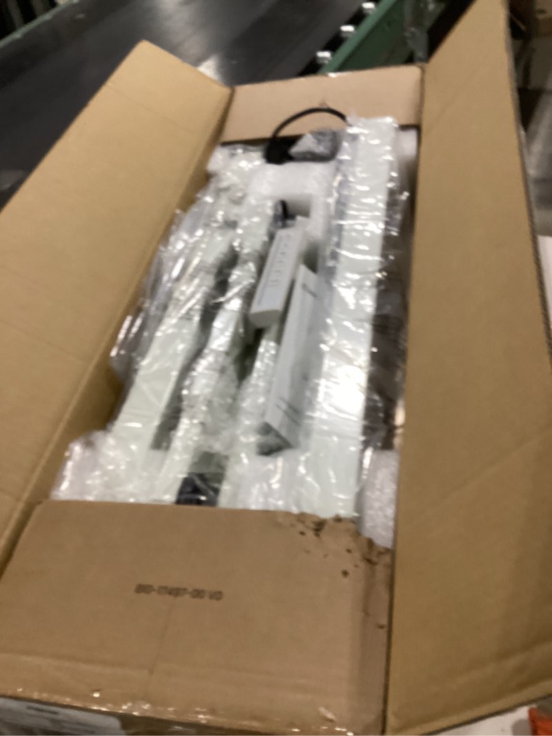 Condition photo showing Good Condition for HUANUO 32" Small Electric Standing Desk Adjustable Height, 4 Memory Height Settings, Sit Stand Up Desk for Home Office & Computer Workstation, LightWalnut 32" x 19" Light Walnut