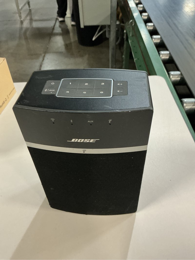 Condition photo showing As Is for  bose 731396-1100 soundtouch 10 wireless speaker, works with alexa, black