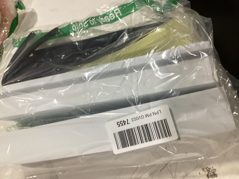 Condition photo showing Good Condition for foam block for u-shape window air conditioner units, 2 pack insulation ac side foam panels with weather seal strip, prevent cold and hot air leakage, winter summer white