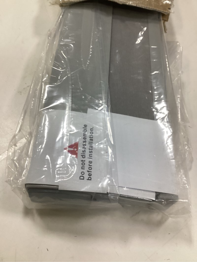 Condition photo showing New/Like New for No Drill Cellular Shades for Indoor Windows, Thermal Insulating & Noise Reducing Honeycomb Blinds, Free Stop Cordless Blackout Shades, Grey,18" W x 64" H 18"W x 64"H Grey(blackout)