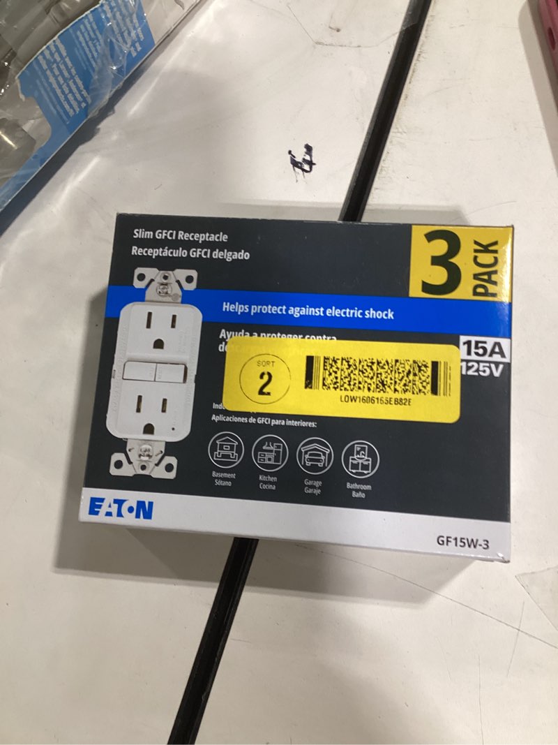Condition photo showing New/Like New for lutron claro 15 -amp 125-volt tamper resistant residential duplex outlet receptacles , truffle