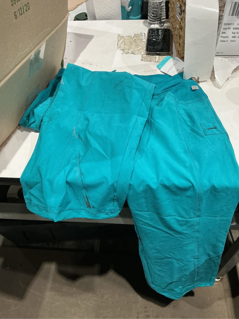 Condition photo showing As Is for wonderwink unisex tall workflex cargo scrub pants ww3150t custom