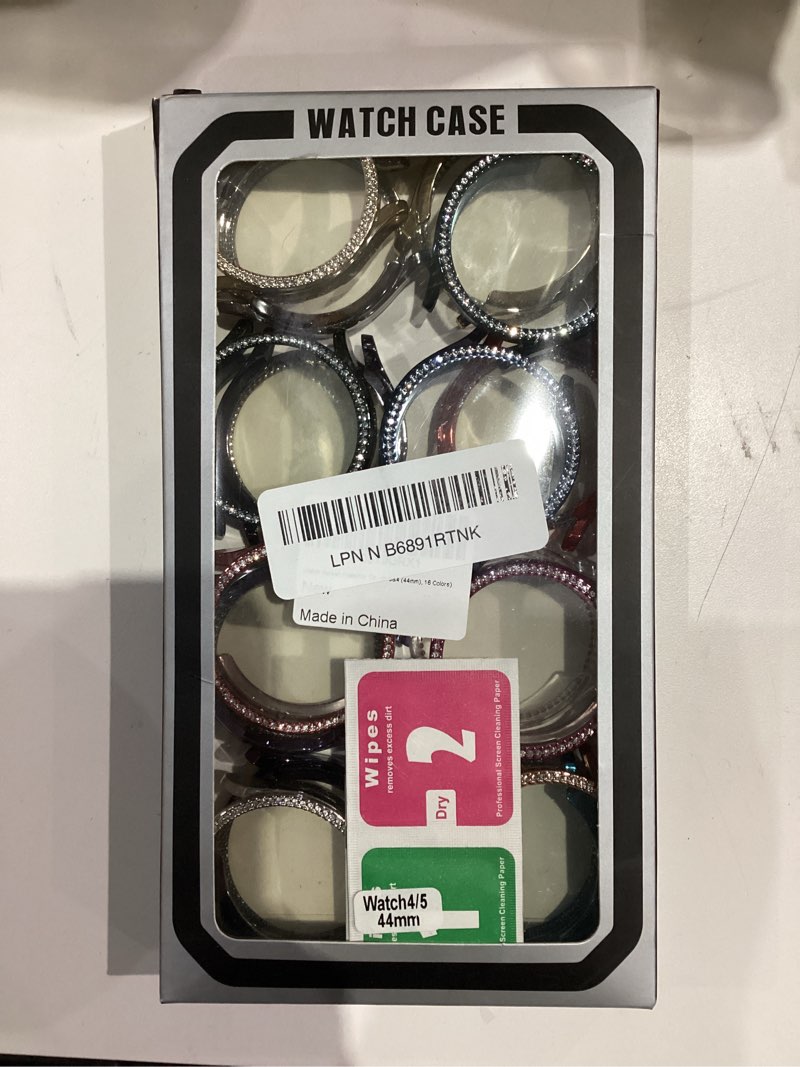 Condition photo showing Good Condition for [16-pack] yuvike watch screen protector compatible with samsung galaxy watch5 44mm (sm-r910) and watch4 44mm (sm-r870), bling glitter case tpu soft cover for galaxy watch 5/4 44mm galaxy watch 5&4 (44mm) 16 colors
