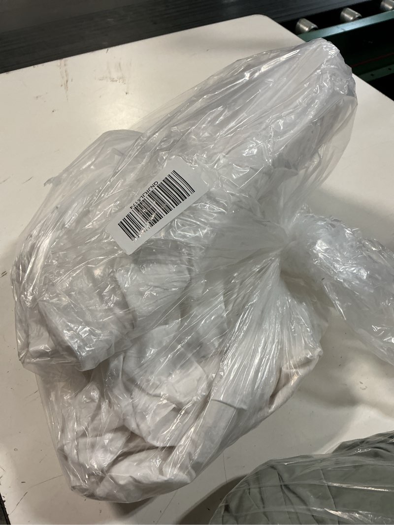 Condition photo showing Good Condition for organic brushed cotton deluxe bedding bundle, king, white