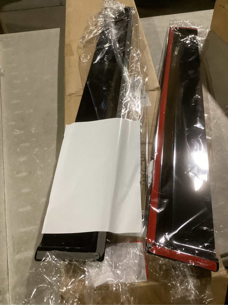 Condition photo showing As Is for similar  to photo window visors rain guards shield for 2018-2024 gmc terrain, out-channel window vent wind deflectors visors shades for 18-24 terrain sle slt at4 denali