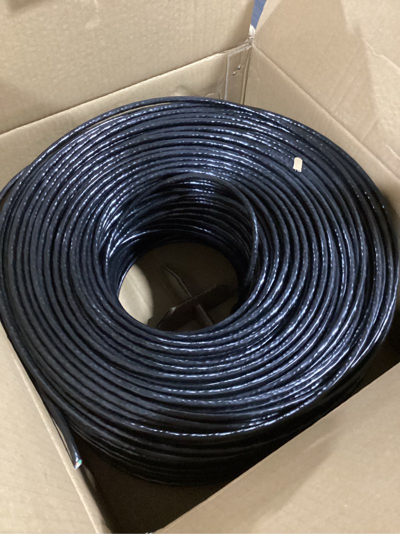Condition photo showing Good Condition for monk cables | cat6 plenum cable 1000ft | utp, 23awg, 550mhz | dsx-8000 certified | most certified cable of the whole market (black)