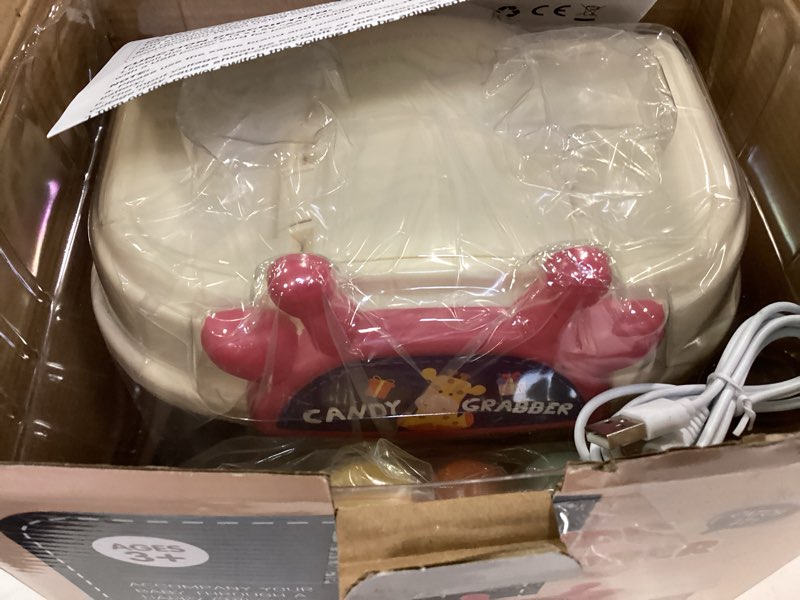 Condition photo showing Good Condition for Meland Claw Machine - Mini Vending Machine for Kids & Adult with Mini Plush Toys, Capsules, Toys for Kids Girls Age 3+, Birthday for Toddlers Large Red Claw Machine