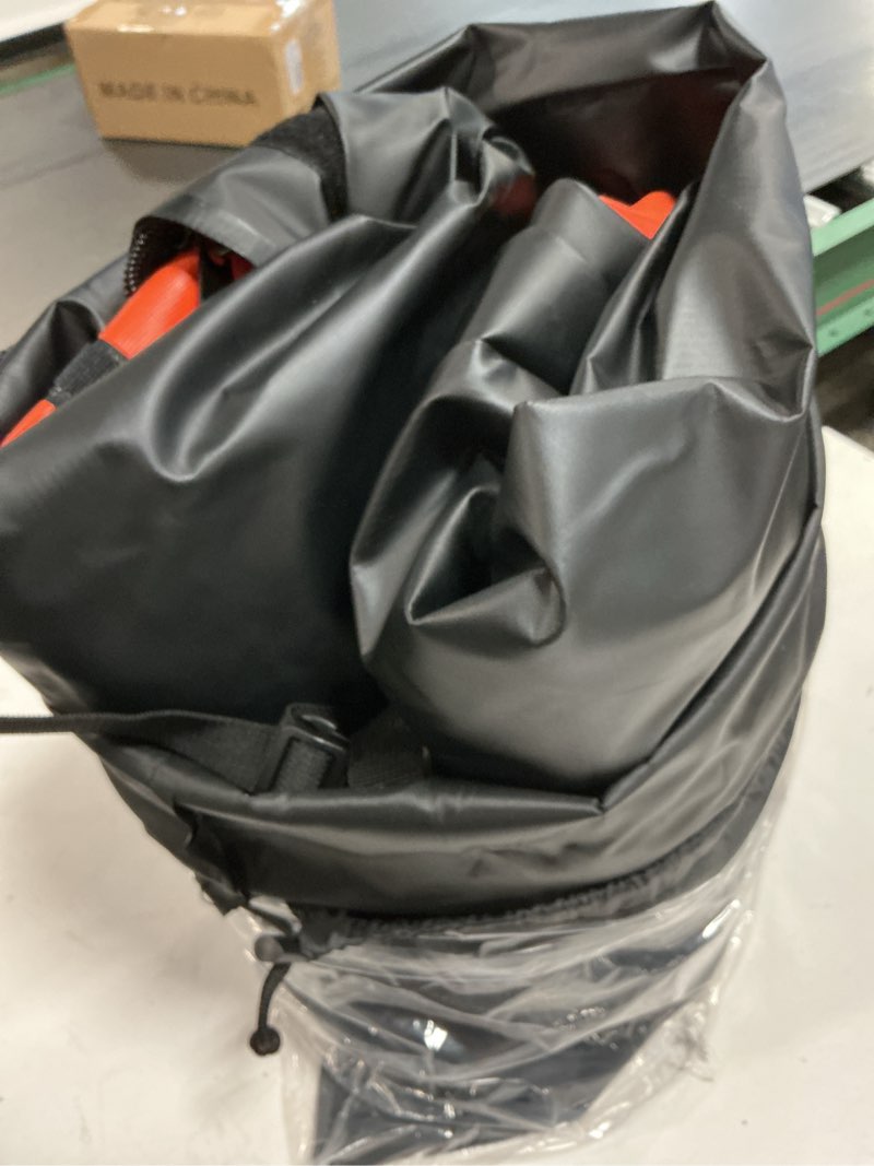 Condition photo showing Good Condition for fivklemnz 21 cubic car rooftop cargo carrier roof bag waterproof for all top of vehicle with/without rack includes topper anti-slip mat + reinforced straps + 6 door hooks + luggage lock without rack 21 cubic feet