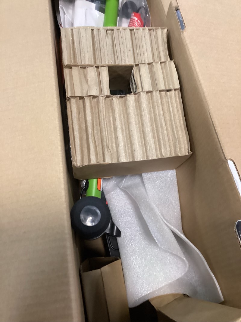 Condition photo showing As Is for razor black label e90 electric scooter - green  for child ages 8+ and up to 120 lbs  up to 10 mph
