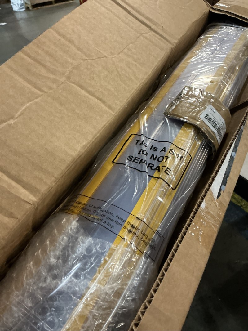 Condition photo showing Good Condition for fainne 100 pcs 1.25 inch shelf label strip holders plastic wire shelf price tag holder self adhesive clear pvc front and back labels strip for gondola price tag wood metal rack, 48 inches long
