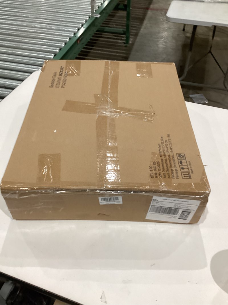 Condition photo showing New/Like New for Masupu Extra Large Rattan Nightstand,Boho Night Stand Modern Farmhouse Wood Bedside Table with Storage Drawer and Open Shelf,Side End Table for Bedroom,Living Room,Office White X-Large A-white