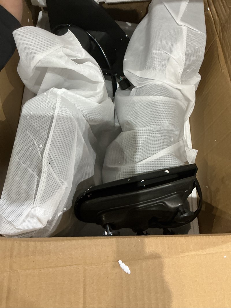 Condition photo showing Good Condition for aerdm towing mirrors replacement fit for 2014-2018 chevy gmc silverado sierra 1500 2015-16 2500 hd 3500 hd power heated mirrors
