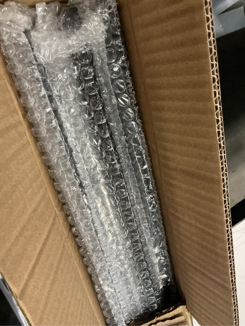 Condition photo showing Good Condition for Wrought Iron Hollow Balusters - Deck Spindles Stair Railing Indoor,Stair Single Twist Hollow Iron Baluster Stair spindles, for Staircase Interior (12 Pack Black)