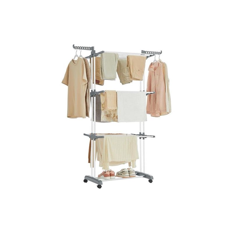 SONGMICS 4-Tier Clothes Drying Rack Stand