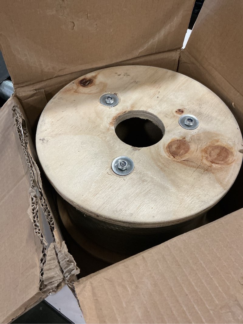Condition photo showing New/Like New for 3/16" Stainless Steel Cable 500FT, 7 x 19 Strand Wire Rope Aircraft Cable, 3700lbs Breaking Strength for Deck Cable Railing, Ziplines, Clotheslines, and DIY Balustrades