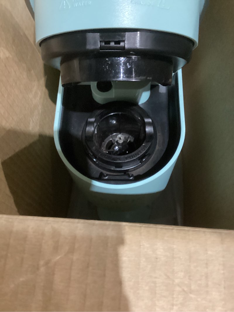 Condition photo showing As Is for Keurig K-Express Single Serve K-Cup Pod Coffee Maker, 3 Brew Sizes, Strong Button Feature, 42oz Removable Reservoir, Mint