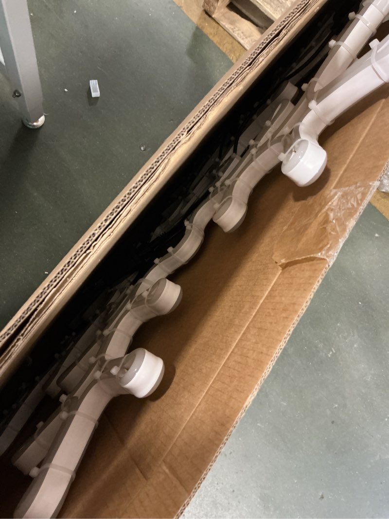 Condition photo showing As Is for LAMPHOME Christmas Light Motif,24 inch 258 LED Snowflake Meteor for Christmas,Party,Festival,Halloween,Window,Home(Cool White) 24 inch 258 LED Snowflake White 24 inch 258 LED Snowflake