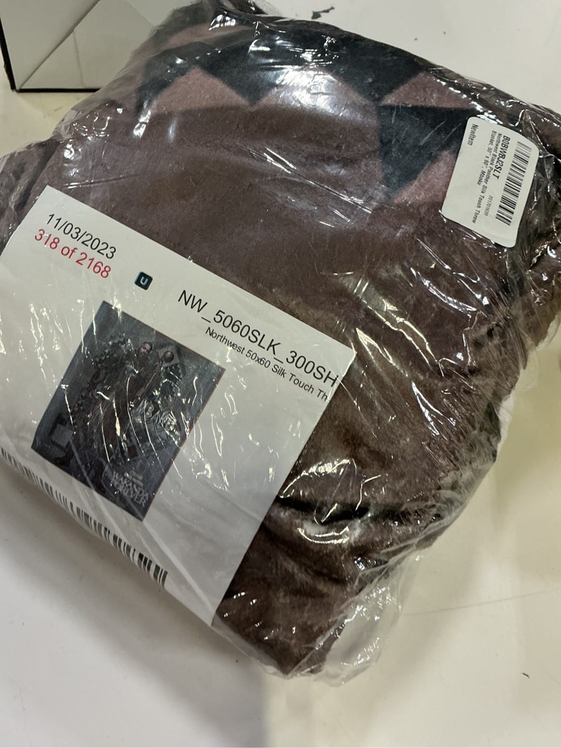Condition photo showing New/Like New for northwest black panther silk touch throw blanket, 50" x 60", mbaku 50" x 60" mbaku