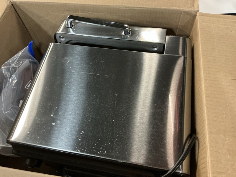 Condition photo showing As Is for 2LB Bread Maker Machine, 25 in 1 Programmable Bread Maker, Bread Machine with Fruits & Nuts Dispenser for Beginner, Breadmaker with Nonstick Ceramic Pan, Gluten-Free, Recipe, Gifts 25 Programs Bread Maker