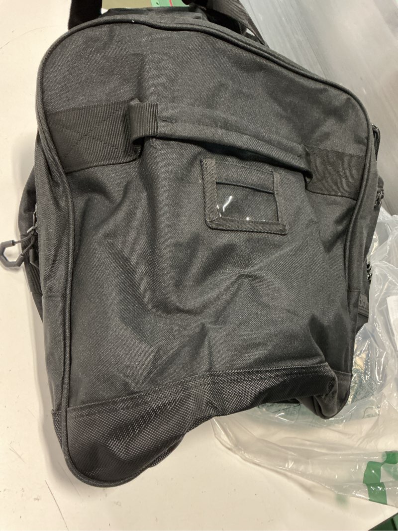 Condition photo showing New/Like New for fitdom 140l 38" heavy duty extra large sports equipment duffle bag with upgrade zipper, durable & water resistant. perfect for travel storage football hockey baseball basketball team coaches & more black