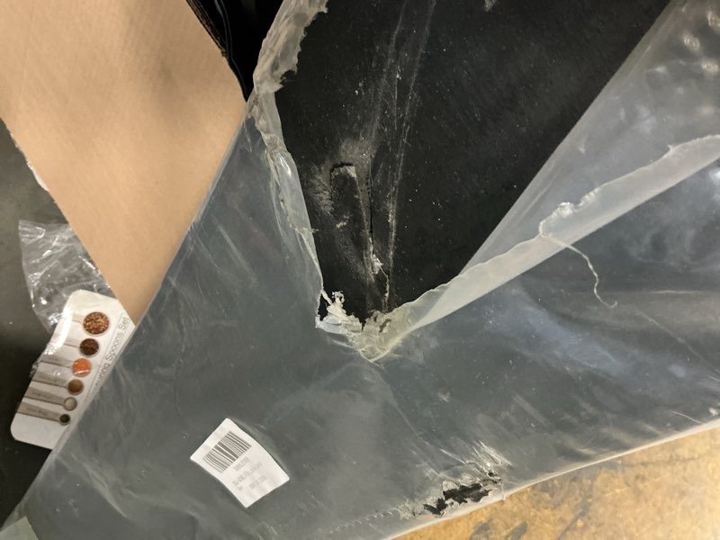 Condition photo showing As Is for 1.6" Rise Threshold Ramps for Doorways, Driveways, Heavy Duty Solid Rubber 8000lbs Capacity, Non-Slip & Cuttable Handicap Ramp for Wheelchairs, Scooters, Strollers, Curbs- 1.6?Rise (35?×7.9?)