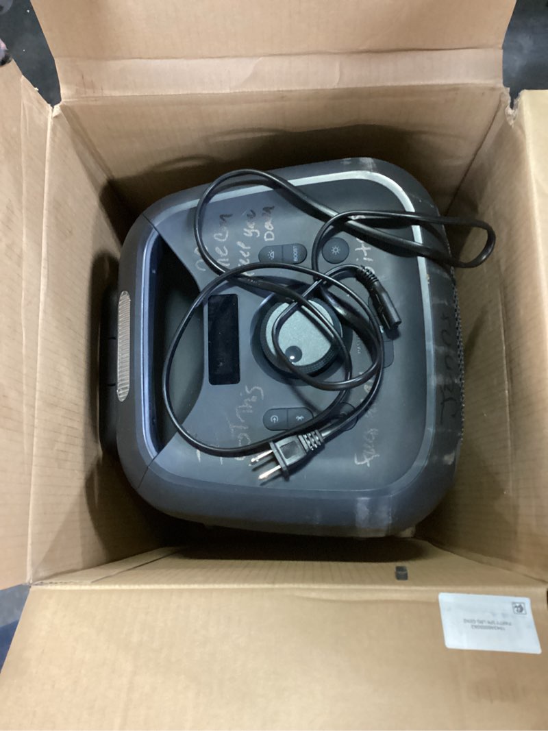 Condition photo showing As Is for onn large party speaker gen 2 with led lighting