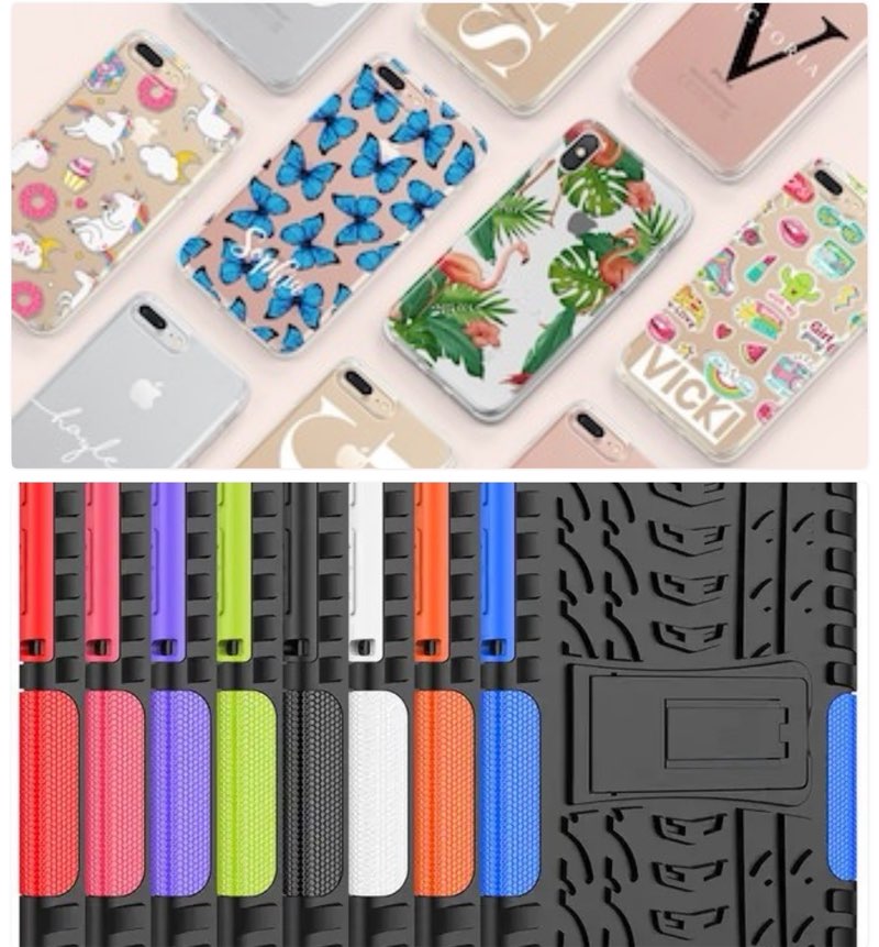 assorted cellphone/tablet/laptop case covers & accessories