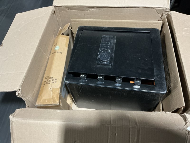 2.0 cubic feet home safe with fireproof money bag, steel security safe box for cash document valuabl