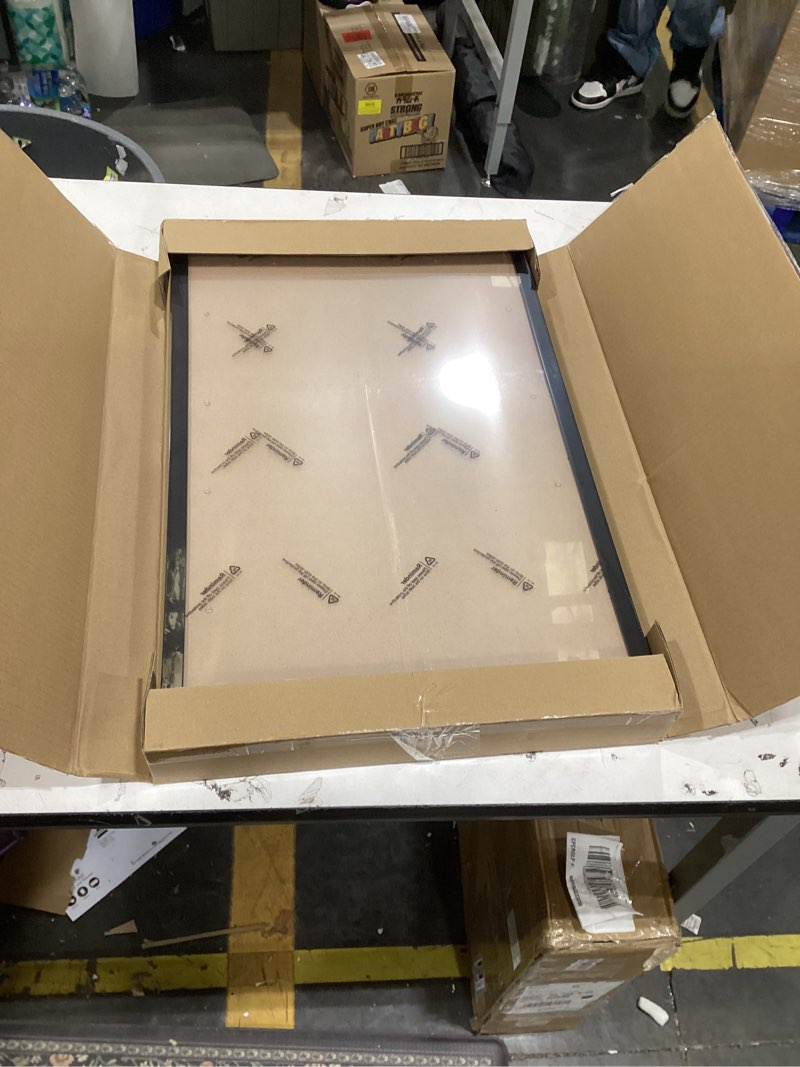 Condition photo showing New/Like New for 14x22 picture frame set of 2 black frame for 14 x 22 inch picture poster photo, light weight and high transparent 14 by 22 frame for wall - 3 pack/black/14 x22 3 14x22