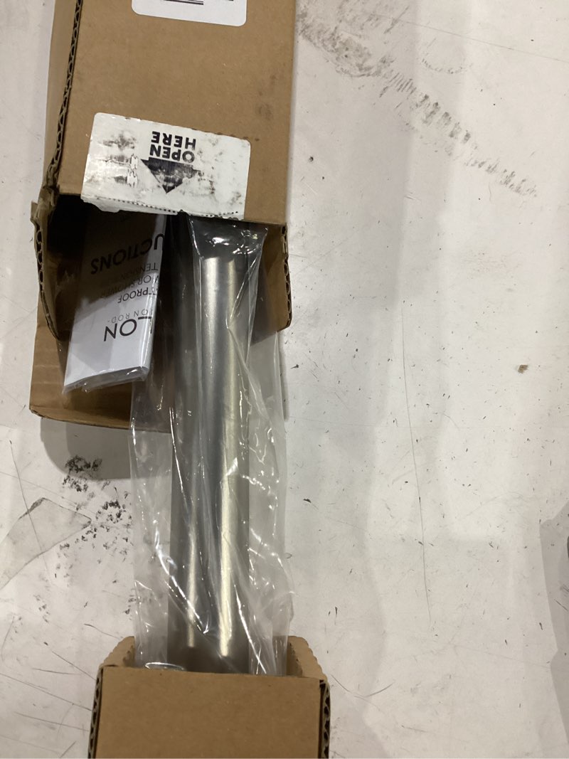 Condition photo showing Good Condition for ivilon tension curtain rod - spring tension rod for windows or shower, 36 to 54 inch. satin nickel 36" to 54" satin nickel