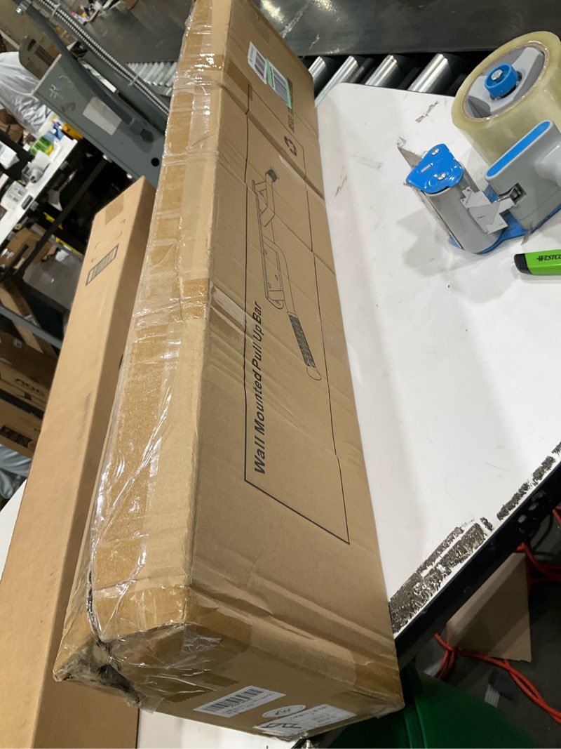 SELEWARE Heavy Duty Wall Mounted Doorway Pull Up Bar Fully Welded Multifunctional Chin Up Bar with R