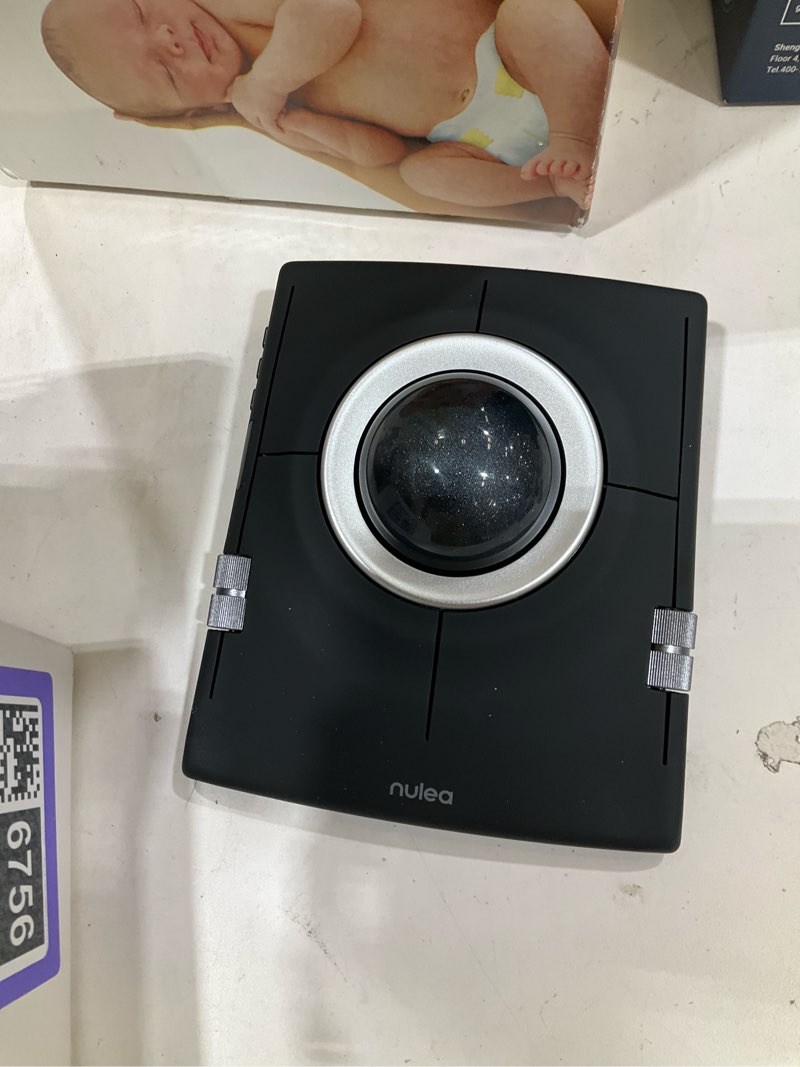 Condition photo showing Good Condition for nulea m512 wireless trackball mouse, ergonomic 55mm trackball, adjustable dpi for precise control, left or right hand compatible, rechargeable, multi-device bluetooth & 2.4ghz for pc, laptop?black?