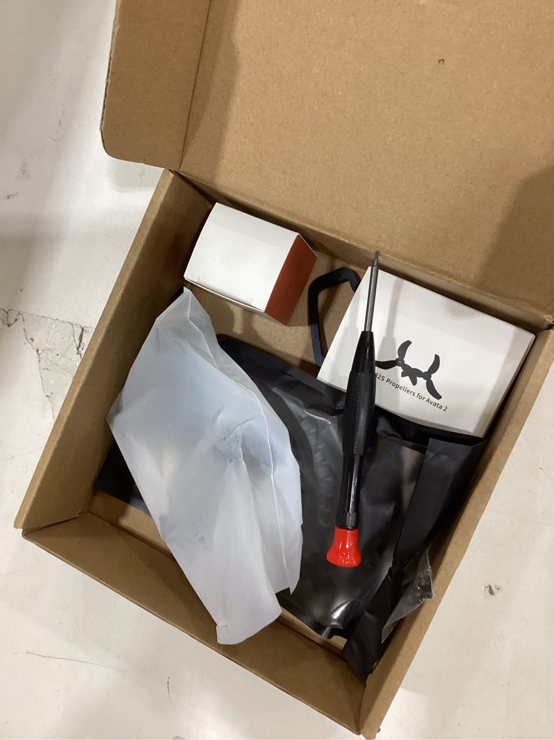 Condition photo showing Good Condition for avata 2 accessories set - with propellers gimbal bumper guards protector low noise blades spider landing gear camera lens cover for dji avata 2 drone accessories bundles