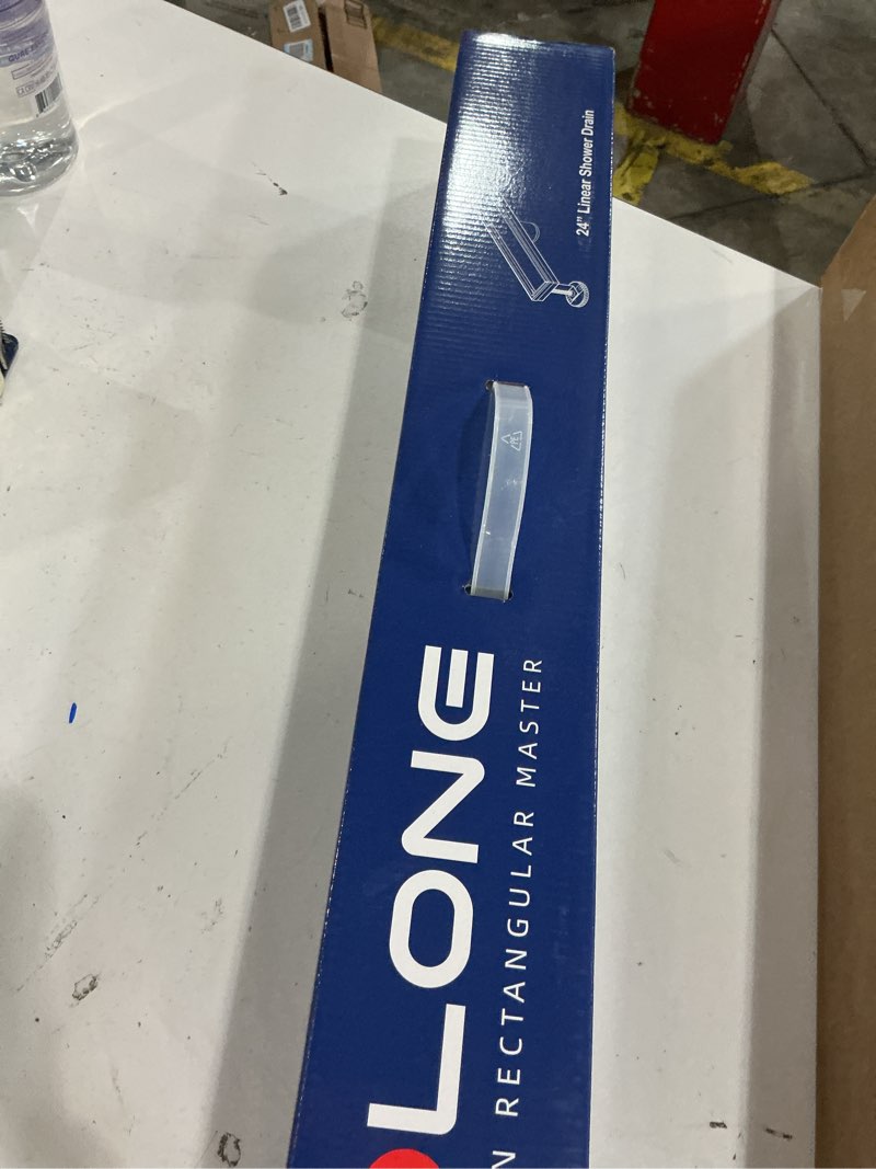 Condition photo showing New/Like New for dlone linear shower drain | 24" aisi 304 stainless steel linear drain, brushed nickel shower drain with tile insert panel & adjustable feet, long rectangle shower floor drain in bathroom, balcony etc brushed nickel 24 inch