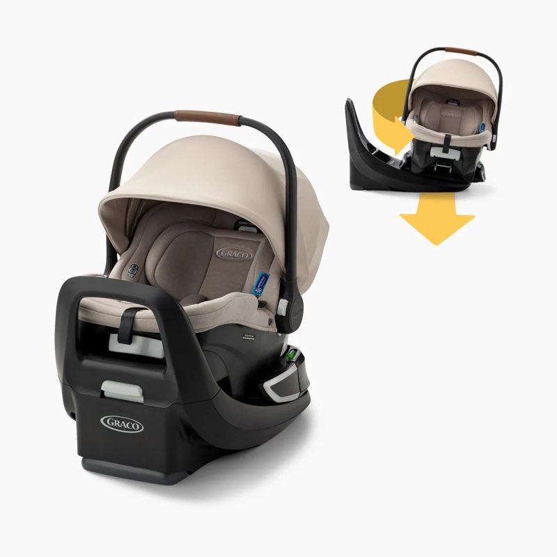 Graco SnugRide Turn & Slide - Safe in the Seat