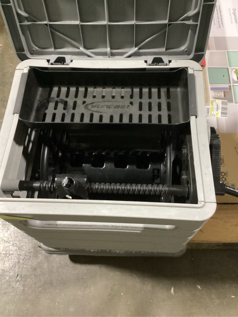 Condition photo showing Good Condition for smart trak hose hideaway for 225 ft x 5/8 in garden hose, dove gray