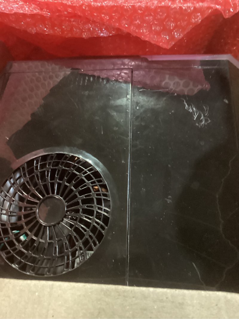 Condition photo showing As Is for aeitto ice makers countertop, 9 ice cubes release in 6 mins, 26lbs/24h, 2 sizes of bullet ice machine,self-cleaning portable ice maker with ice scoop and basket for home kitchen office bar rv, black 26lbs-black