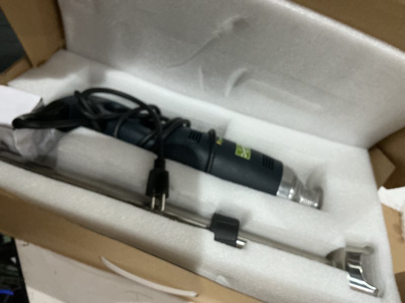 Condition photo showing Good Condition for commercial immersion blender hand held blenders heavy duty variable speed mixer 4000-16000rpm with 20-inch removable shaft 50-gallon capacity 500w multifunction pro electric stick emulsifier blender for restaurant use&soap making